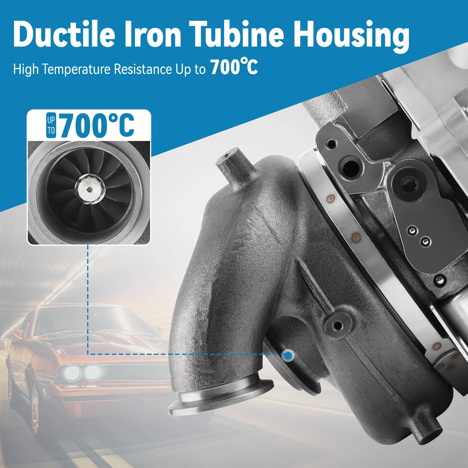 GT3582VA Turbo for F250 F350 F450 Super Duty 6.7 (2017–2019) 888142-5001S