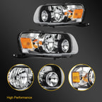 Headlight Assembly for Ford Escape (2005–2007) Black Housing