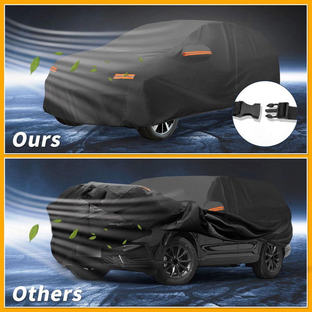 Car Cover Waterproof for Honda CR-V (2017–2023) 7-Seater 190T-PU Zipper