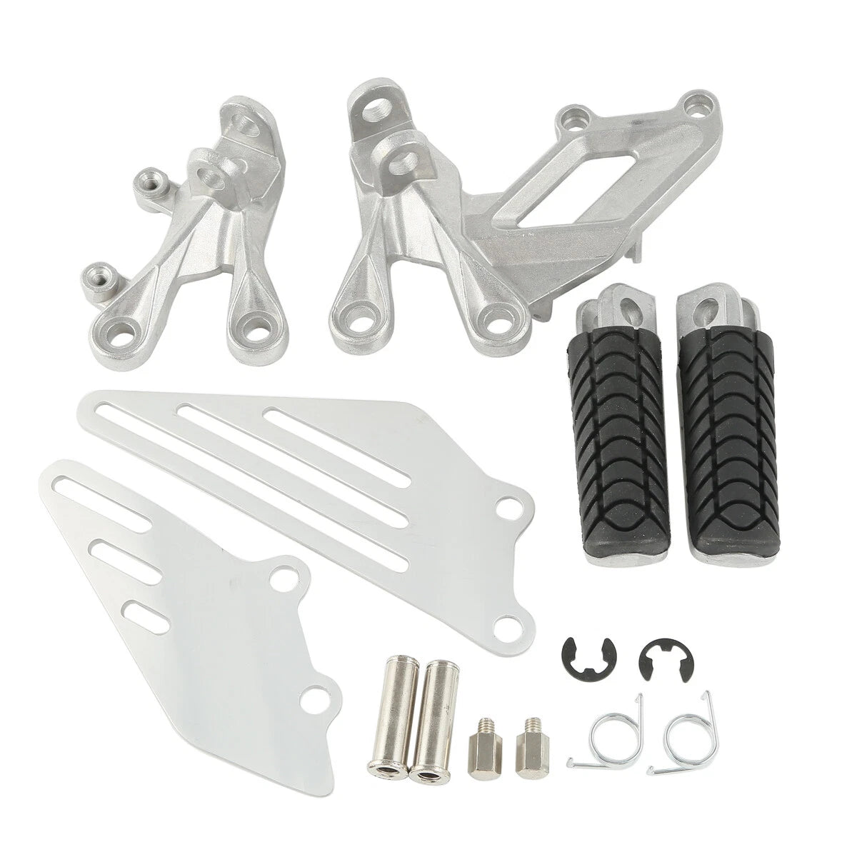 Set of 2 Front Driver Footpegs Bracket for Kawasaki Ninja ZX14R ZZR1400 (2006–2023)