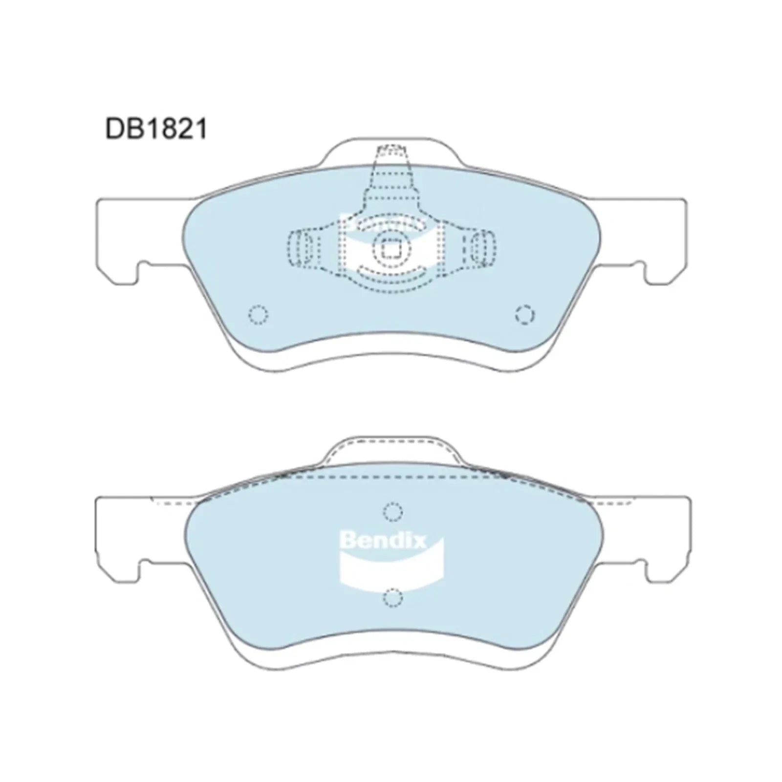4WD Front Disc Brake Pads Set for Ford Escape (2006 - 2012)