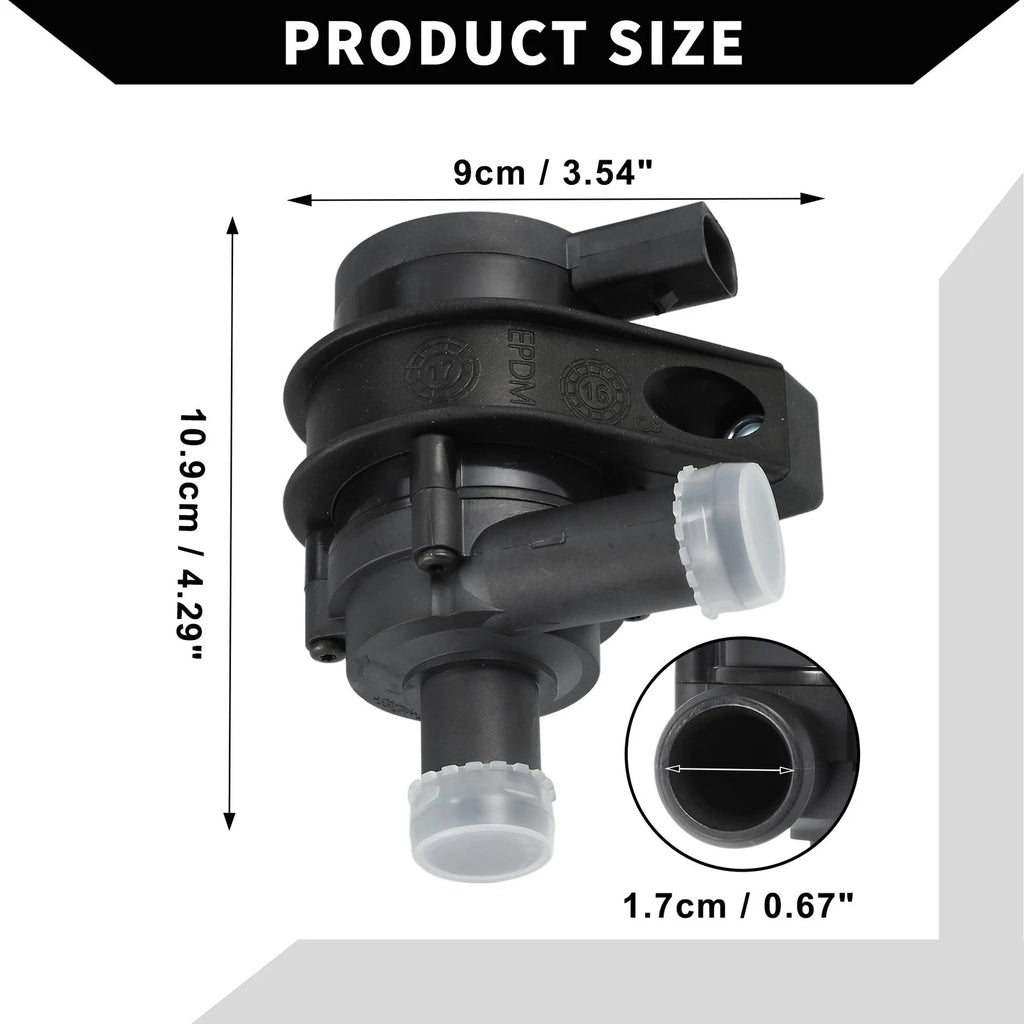 Auxiliary Water Pump for Audi A3 L4 2.0L (2006–2013) & VW Beetle (2006–2010) 1K0965561J