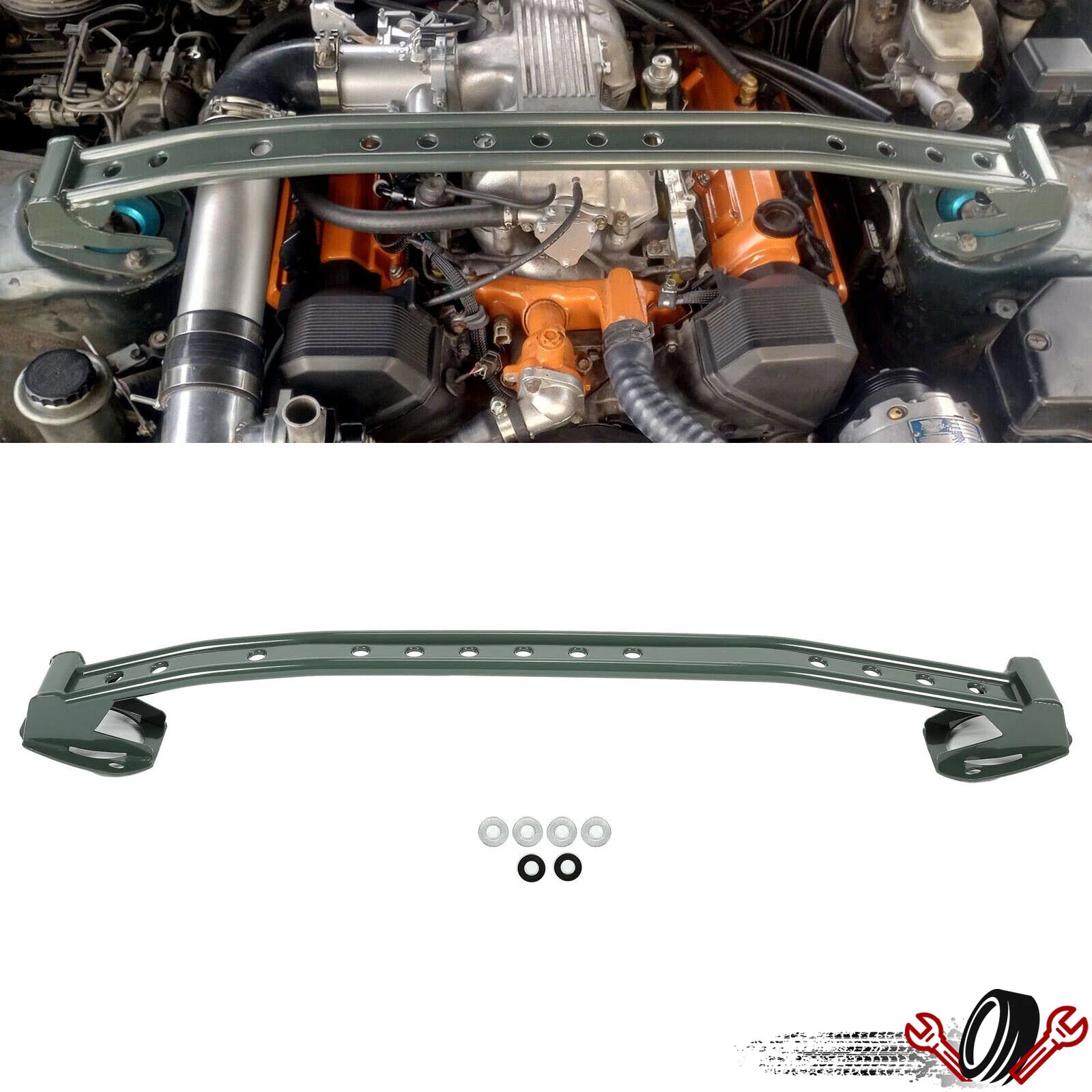 Front Strut Tower Brace for Toyota Supra JZA80 (1993–1998)