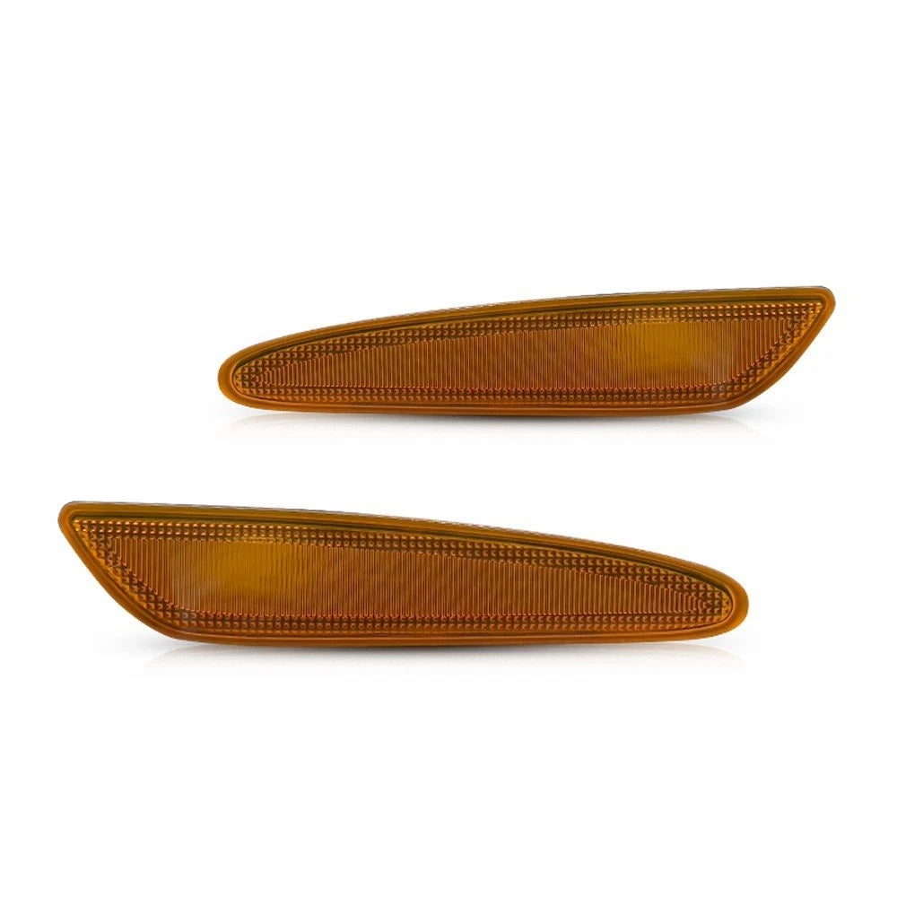 2X Amber Front Fender Side Marker Lights for Mercedes-Benz E-Class W211 (2003–2006)
