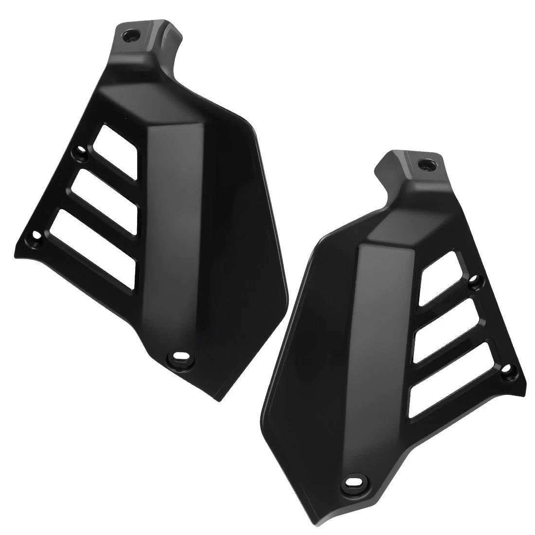 Left + Right Radiator Shrouds for Honda ATC250R (1985–1986) Black Plastic Guards