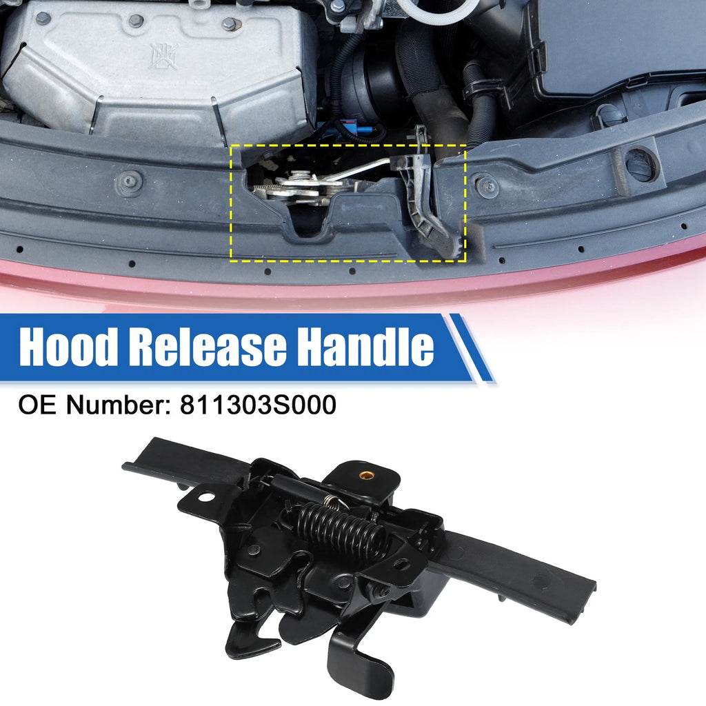 Hood Latch Assembly for Hyundai Sonata (2011–2014) No. 81130-3S000