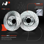 Drilled Brake Rotors & Pads for BMW 525i 528i (2001–2003)