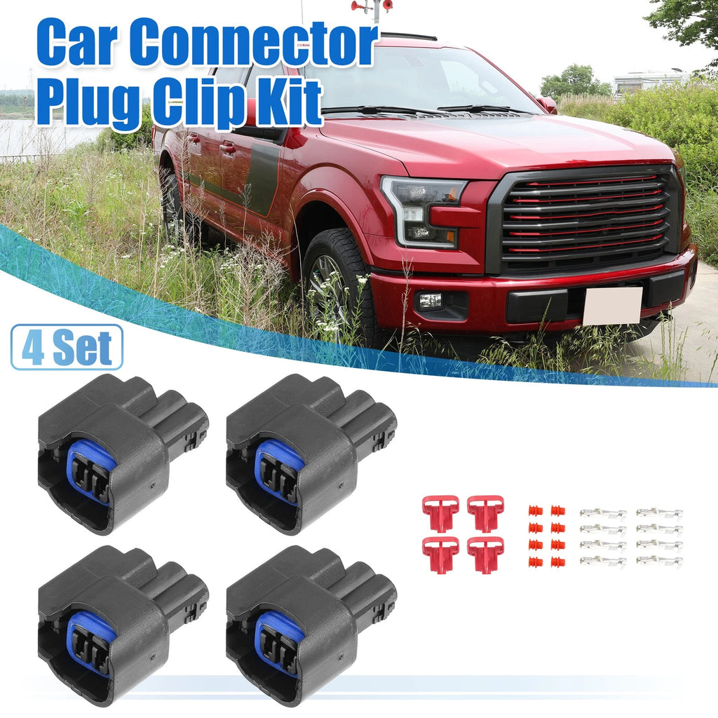 Set of 4 Fuel Injector Connector Adapters for Ford (No.1U2Z14S411BPA)