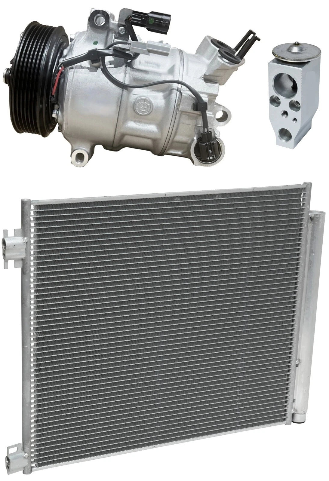 AC Compressor Kit With Condenser Replacement for Nissan Rogue Sport (2017–2017)