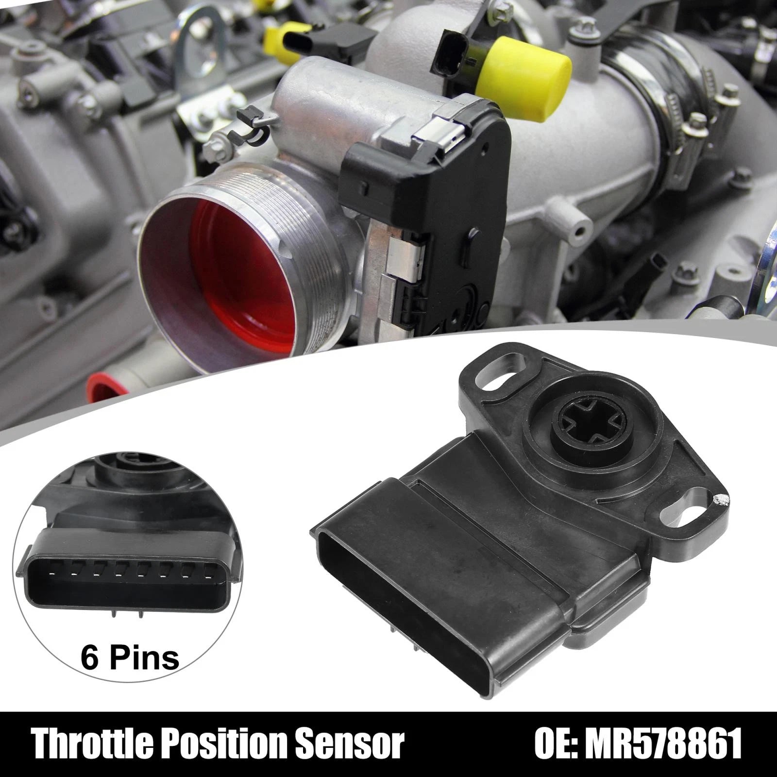 Throttle Position Sensor MR578862 for Mitsubishi Lancer Outlander (2003–2010)