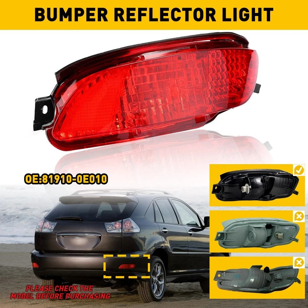 Right Rear Marker Bumper Reflector Light for Lexus RX330 (2004–2009)
