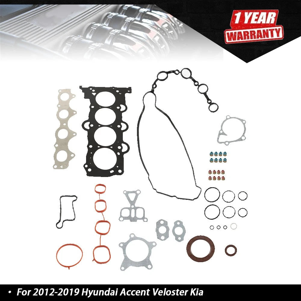 Engine Head Gasket Kit for Hyundai Accent, Kia Optima (2012–2019)