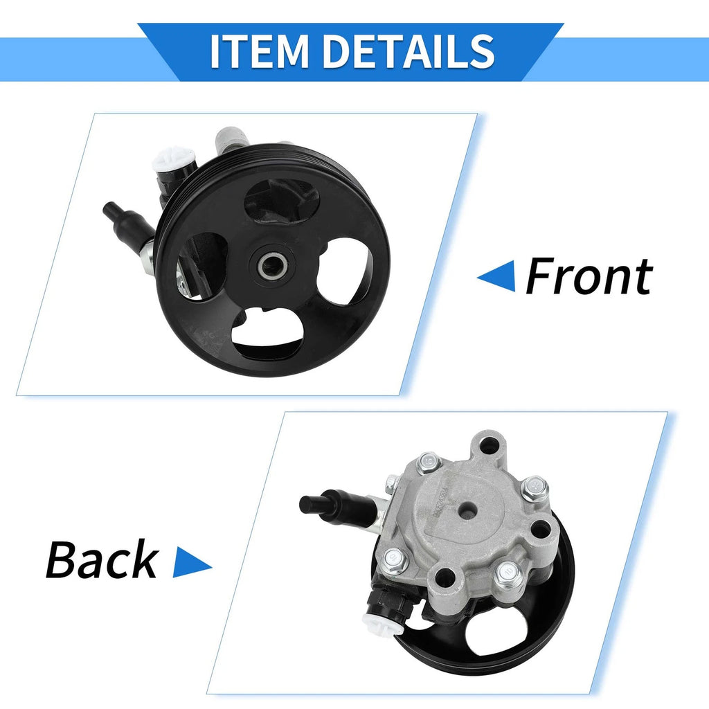 Power Steering Pump with Pulley for Toyota Sequoia Tundra (2001–2023)