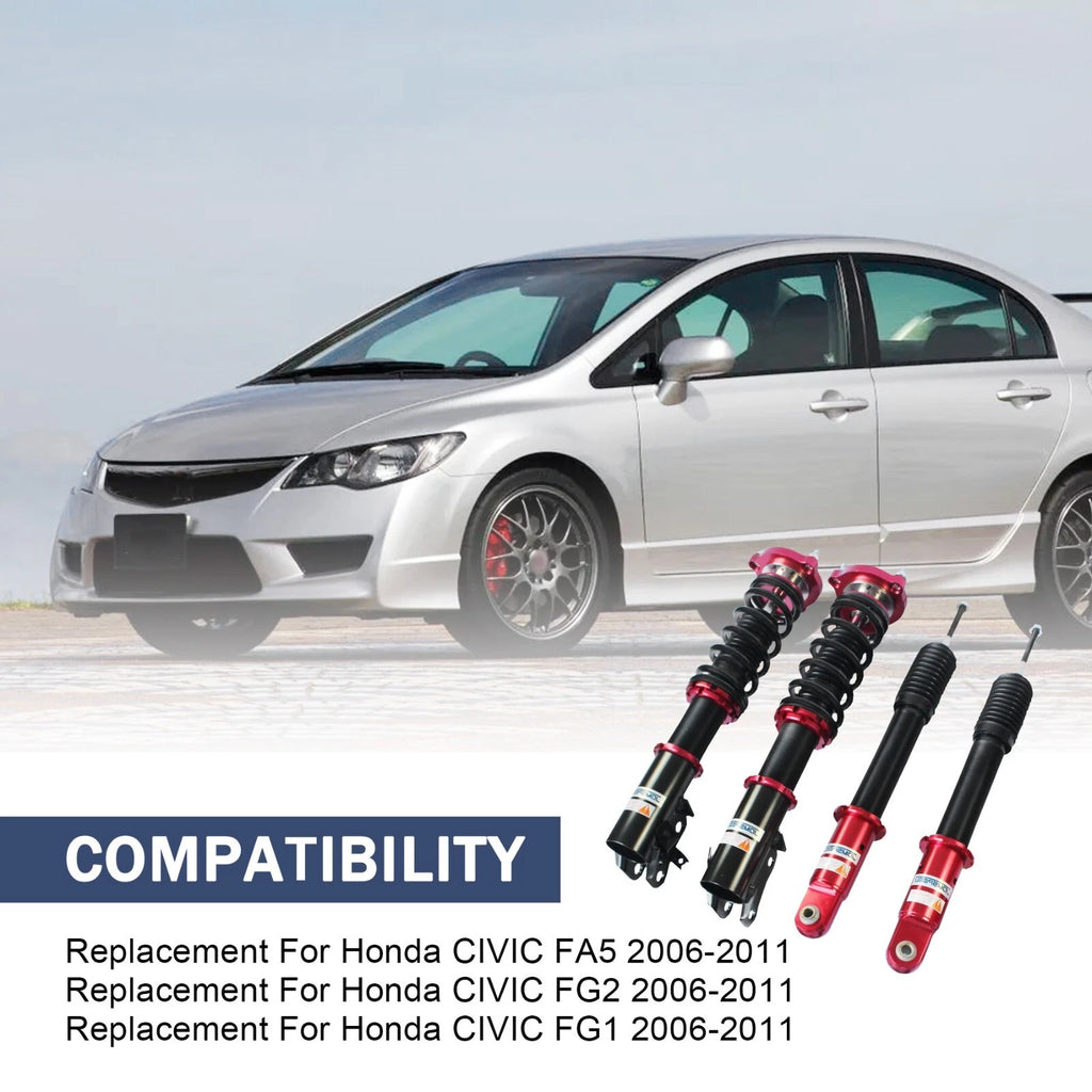 Coilover Suspension Kit for Honda Civic (2006-2011) Adjustable Height