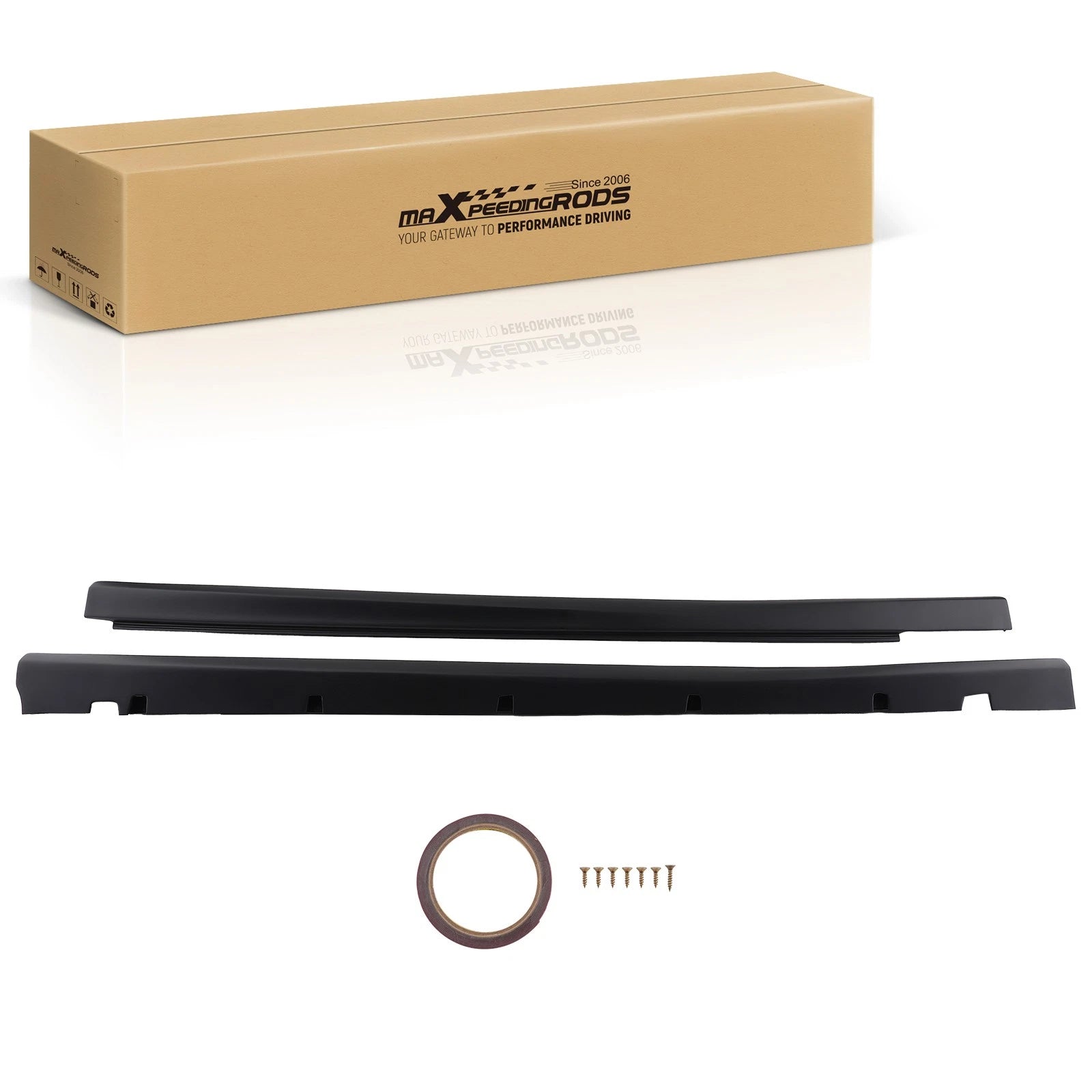 2PC Body Kit Side Panel Extension for Dodge Charger (2011–2023) Black ABS