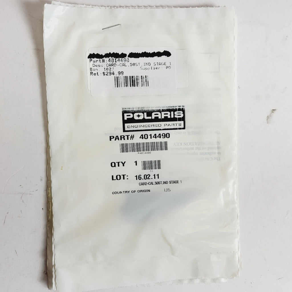 Stage 1 Calibration Card for Indian Motorcycle (2014–2015) P/n 4014490