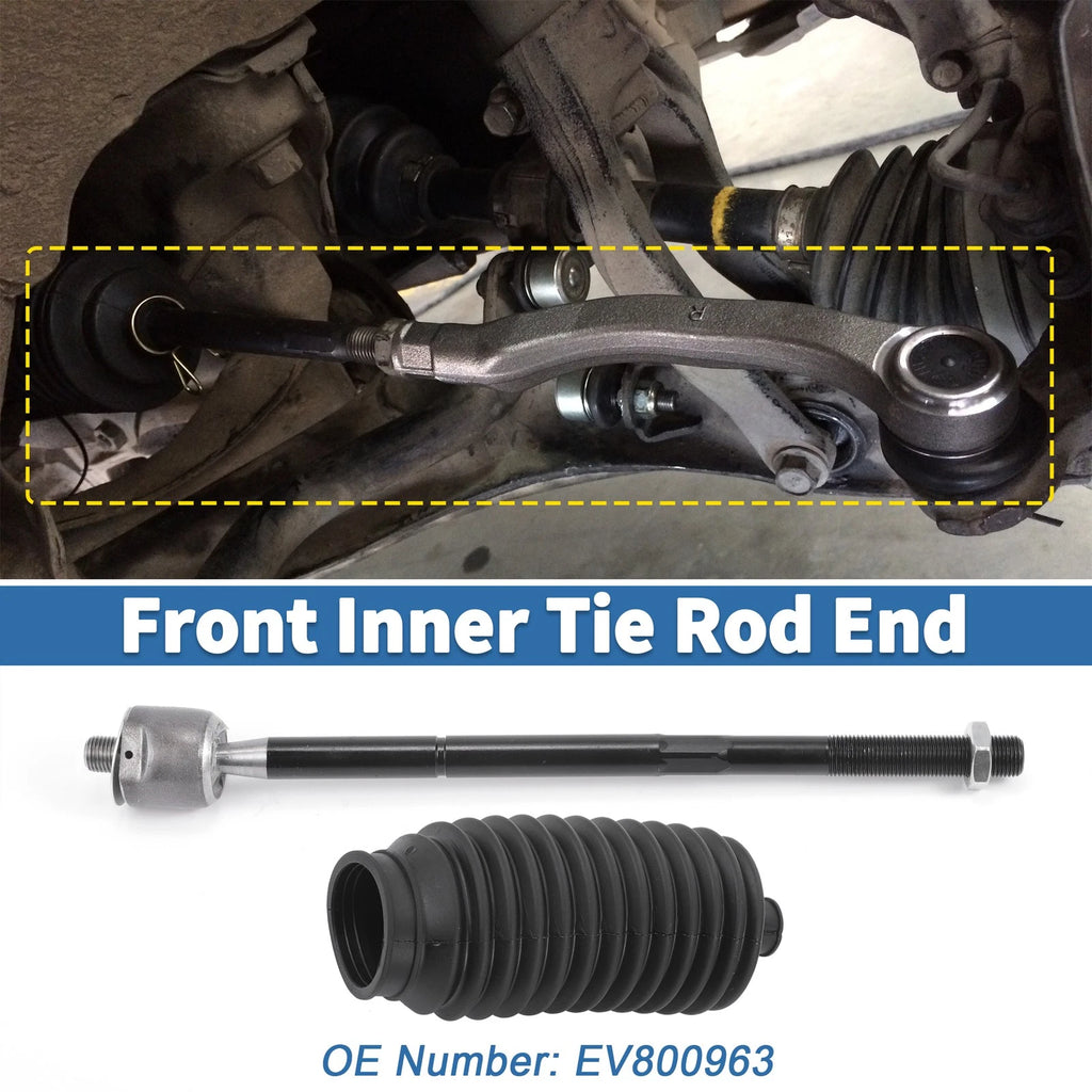 Set of 4 Front Inner Tie Rod End Links for Chrysler 300 (2011–2014) No.EV800963
