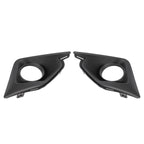Set of 2 Black Fog Light Bezels for Chevy Traverse (2018-2021)