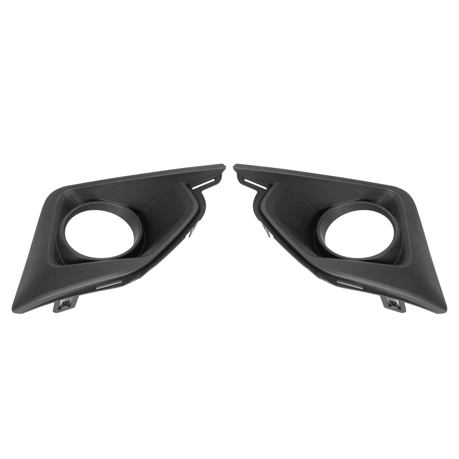 Set of 2 Black Fog Light Bezels for Chevy Traverse (2018-2021)
