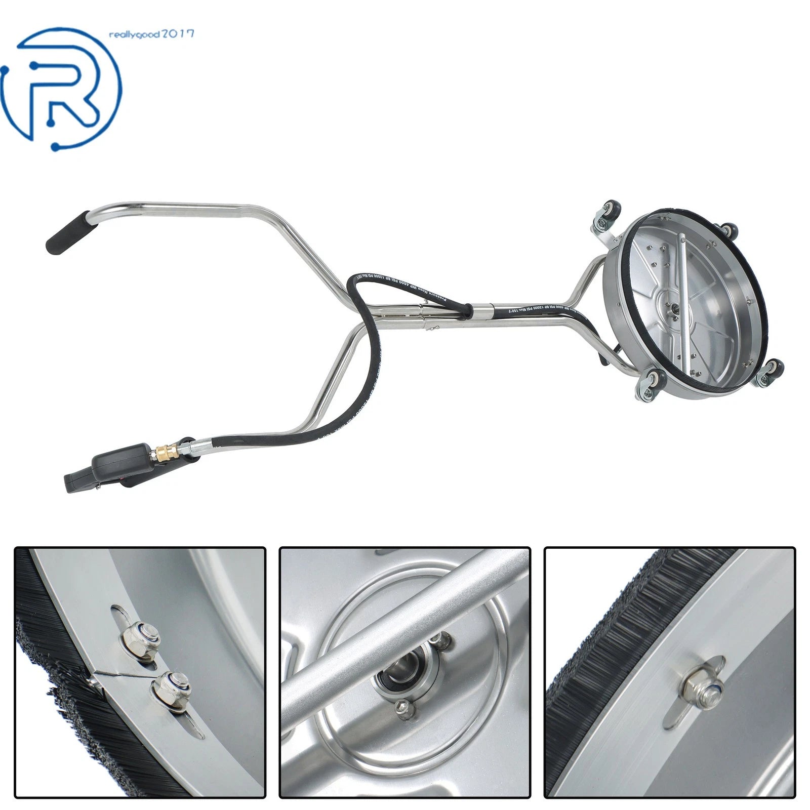 18-Inch Pressure Washer Surface Cleaner for All Models (6000 PSI)