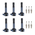 6X Ignition Coils + Iridium Spark Plugs for Acura Honda V6 3.5L (2013–2019) UF713