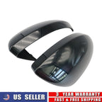 2X Gloss Black Side Wing Mirror Cover Cap for Nissan Altima (2019–2025)