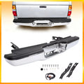 Chrome Rear Steel Step Bumper for Toyota Tacoma (1995–2004)