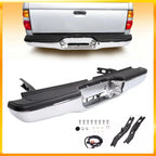 Chrome Rear Steel Step Bumper for Toyota Tacoma (1995–2004)