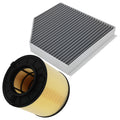 Set of 2 Engine & Cabin Air Filters for Audi S6 (2013–2018) WA10866 LAK667 CAF4439