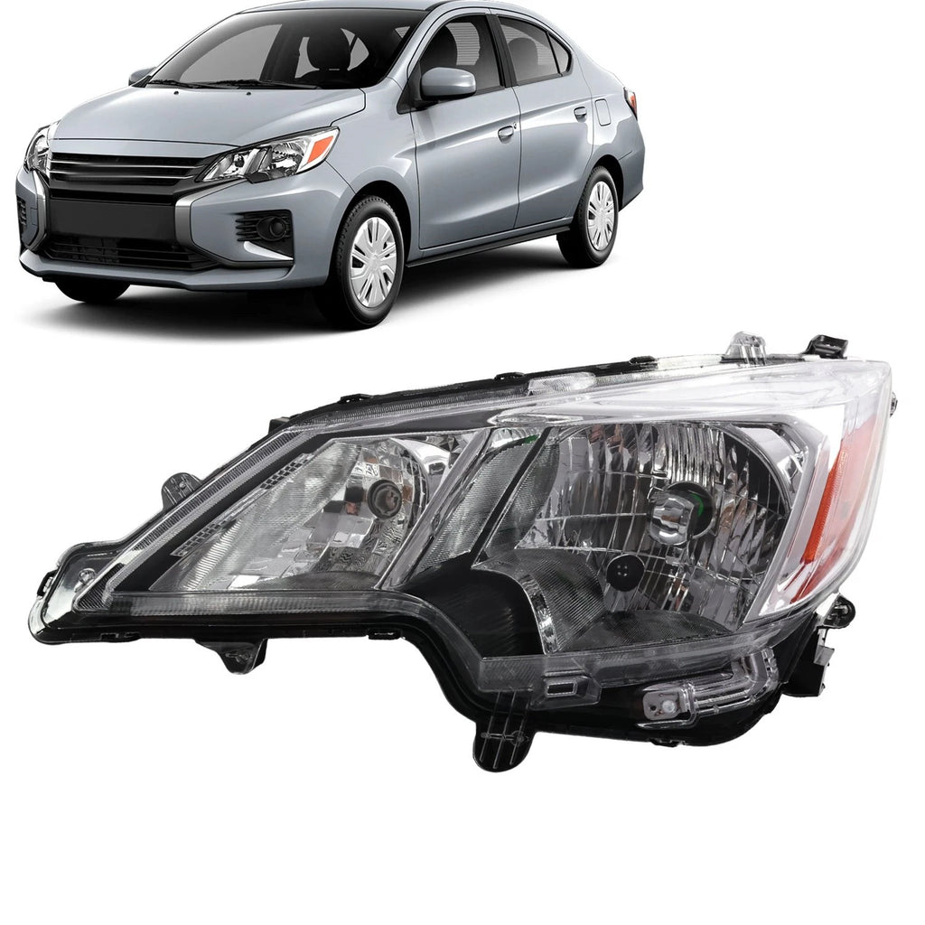 Halogen Headlight for Mitsubishi Mirage/G4 (2021–2024) - Driver Side