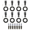 Set of 8 Platinum Spark Plugs & Coil Boot Kit for Land Cruiser Tundra V8 (2000–2023)
