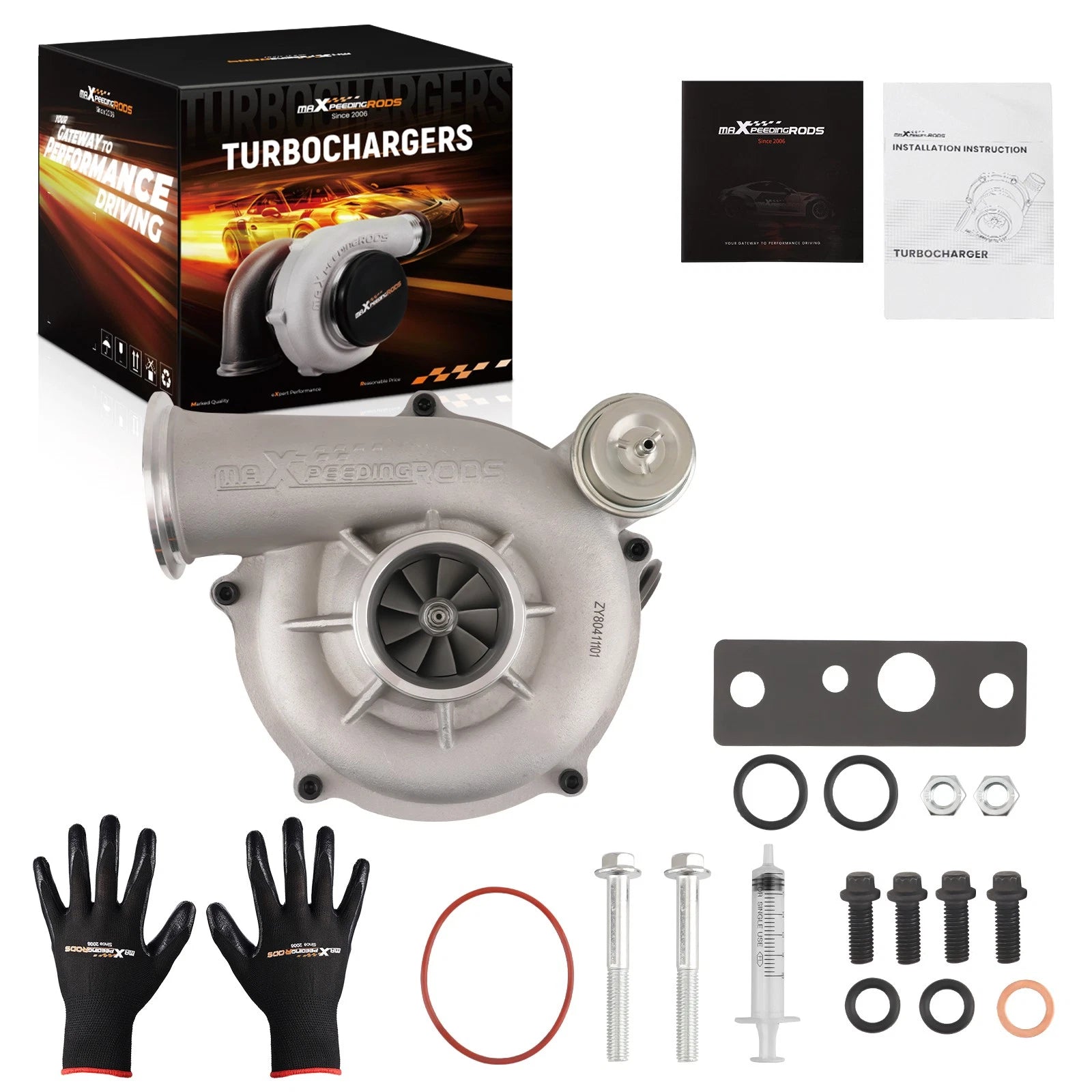 Turbocharger GTP38 for Ford F250 F350 F450 F550 Super Duty (1999–2003)