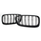 Dual Slat Gloss Black Grills for BMW 3-Series F30 F35 (2012-2016)