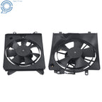 Set of 2 AC Condenser Radiator Cooling Fans for Honda Civic Acura (2012–2017)