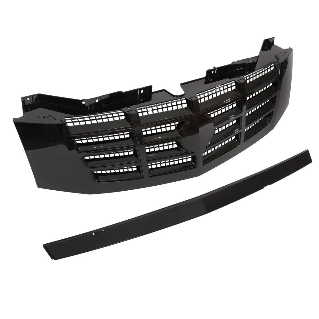 Front Bumper Grille for Cadillac Escalade (2007-2014) Gloss Black