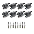 Set of 8 Ignition Coils & NGK Iridium Spark Plugs for Silverado 1500 (2007–2013)