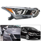 Headlights for Nissan Versa S SV (2020–2021) Halogen