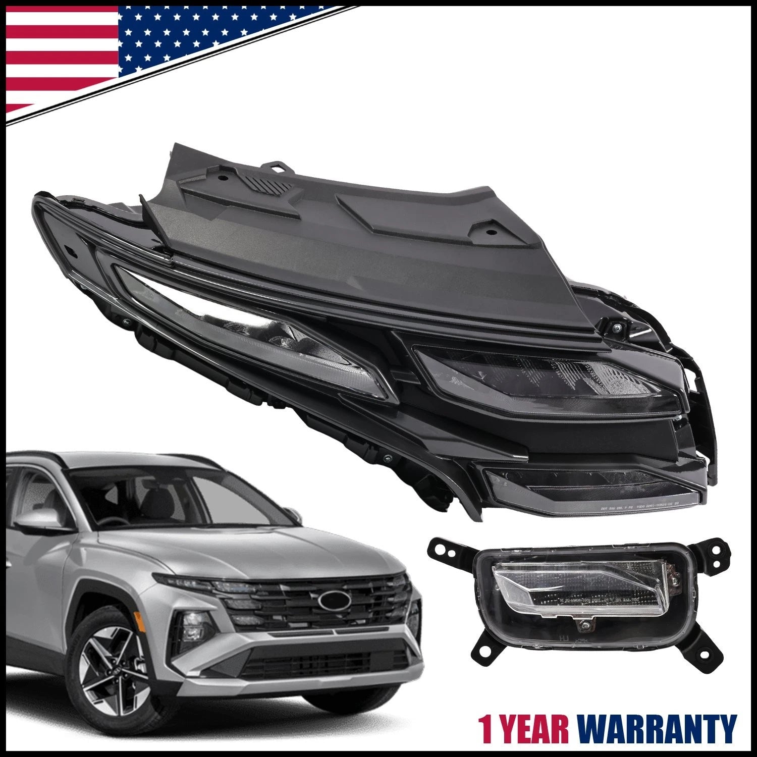 LED Daytime Running Light for Hyundai Tucson Hybrid (2024–2025) 92208-CW510 RH