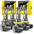 AUXITO H11 LED Headlight Kit for Low Beam (6500K, 22000LM)