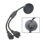 5-in-1 AC Adapter for Marine Power Cord (Weather Resistant, Flush-Mount)