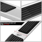 6" Aluminum Side Step Bars for Silverado Sierra Crew Cab (2019–2022)