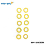 10PCS Lower Unit Gear Case Seal Gaskets for Mercury Outboard (26-830749, 830749)