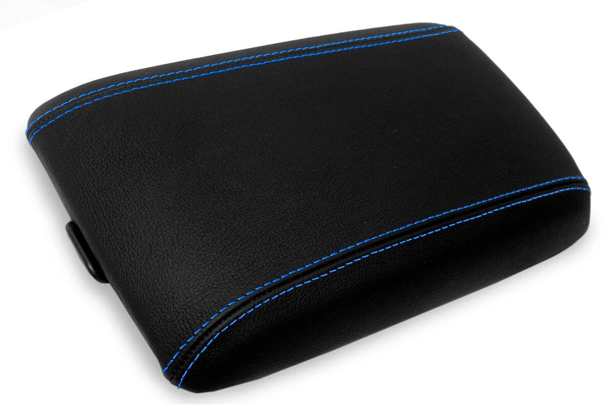 Console Lid Pull Over Armrest Cover for Pontiac GTO (2004–2006) Blue Stitch