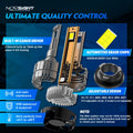 H11 H8 H9 LED Headlight Kit for High Low Beam Bulbs (6500K, 40000LM)