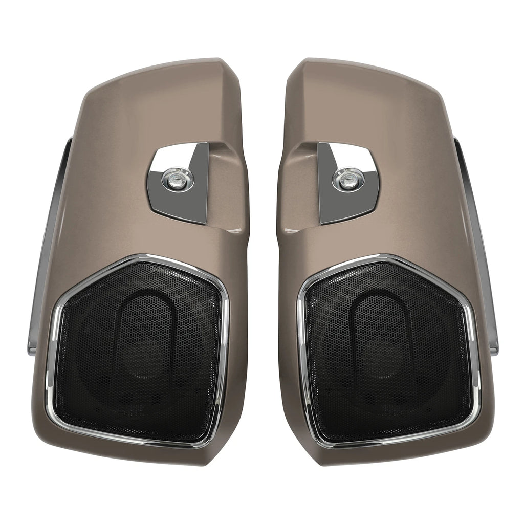 Hard Saddlebags Speaker Cutouts for Indian Chieftain (2019–2025) Bronze Smoke