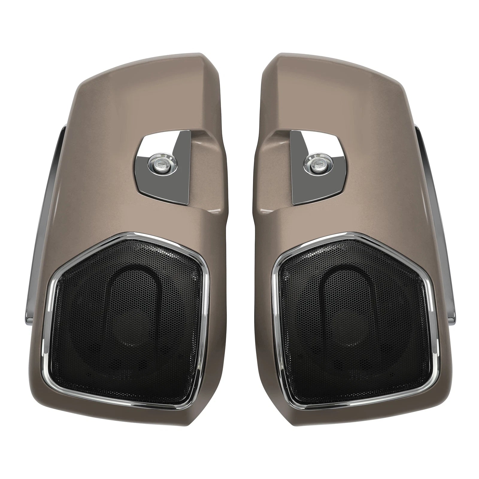Hard Saddlebags Speaker Cutouts for Indian Chieftain (2019–2025) Bronze Smoke