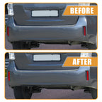 1 Pair Rear Bumper Reflector for Toyota Prius (2010–2015)