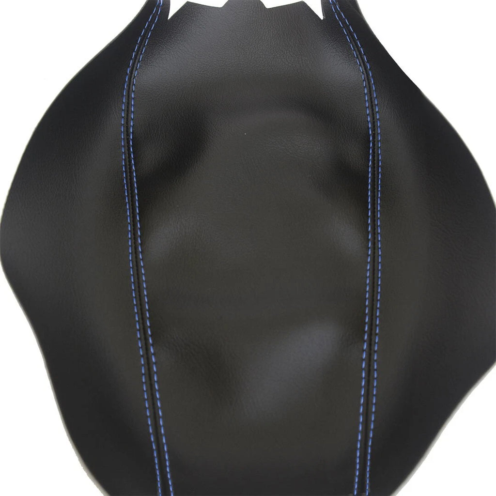 PVC Leather Console Armrest Cover for Chrysler 200 (2015–2018) Blue Stitch