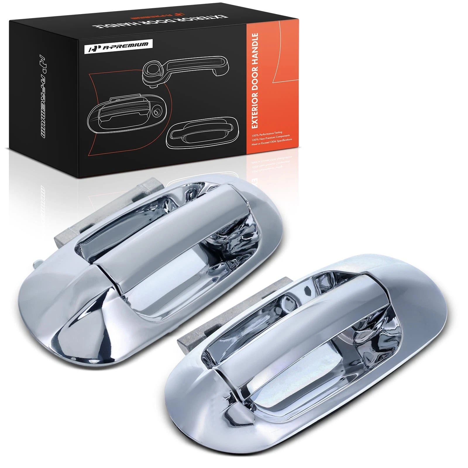2X Rear Exterior Door Handle for Ford Expedition (2003–2017)