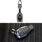 Black 3 Button Remote Key Fob Cover for Mercedes-Benz CLA C117 (2014-2019)